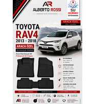 TOYOTA RAV4 2013 - 2018 Araca Özel Kauçuk 3D Profesyonel Oto Paspası