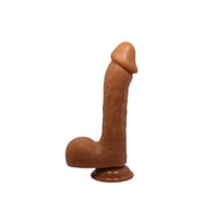 23,5 cm Realistik Vantuzlu Melez Dildo Penis