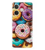 Oppo A5 Pro 5G Kılıf Boutique Baskılı Resimli Donut Pcode -031
