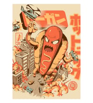 Great Hot Dog Tablo Ahşap Poster Dekoratif