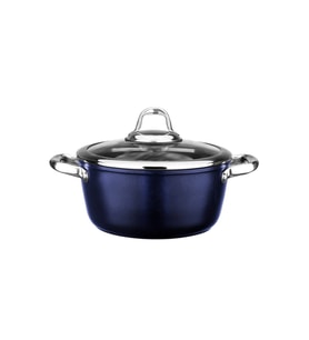 Leggno MST2828DT24BL Master Titanium Tencere Metalik Mavi 24 Cm