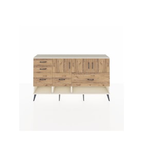 Arges Konsol 3 Raflı 5 Çekmeceli 3 Kapaklı 176x30x99 Aytaşı-Çam