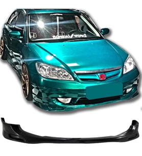 Honda Civic Vtec 2 Mugen Ön Ek Plastik Siyah karlık-ön-ek-bodykit 2004 2005 2006 Makyajlı Kasa