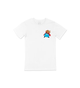 Babidi Dragon Ball Cep Logo Tasarımlı Beyaz Tişört