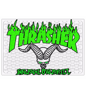Green Thrasher Logo Puzzle 240 Parça Yapboz
