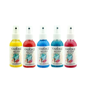 CADENCE SPREY KUMAŞ BOYASI 100ML 5Lİ SET