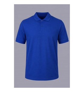 Trender 2127 Düz Pike Saks Erkek Polo Yaka T-shirt 26YL71L58019