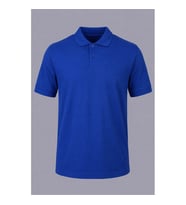 Trender 2127 Düz Pike Saks Erkek Polo Yaka T-shirt 26YL71L58019