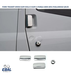 Ford Transit Krom Kapı Kolu 3 Kapı 2003-2014 arası P.Çelik