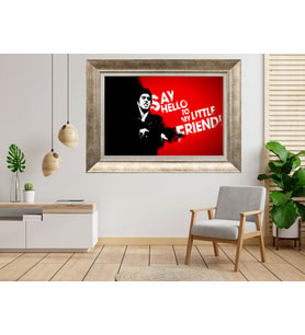 Gümüş Çerçeveli dekoratif Tablo as2042