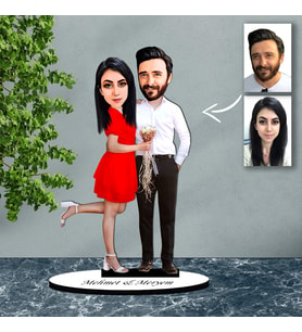 KİŞİYE ÖZEL EVLİ, SEVGİLİ, ÇİFT TASARIMLI BİBLO B26