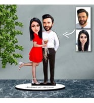 KİŞİYE ÖZEL EVLİ, SEVGİLİ, ÇİFT TASARIMLI BİBLO B26