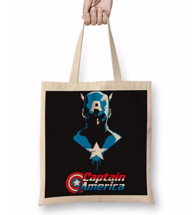 Capitao America Bez Çanta Uzun Saplı