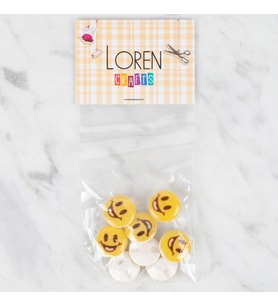 Crafts 8 Li Sarı Düğme - 667
