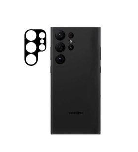 Samsung Galaxy S23 Ultra Uyumlu Zore 3D Kamera Camı (Siyah)