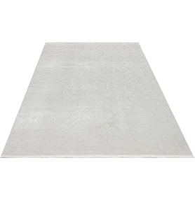 Makine Kaymaz Yıkanabilir Beyaz Dokulu Triko Salon Halısı Mutfak Halısı Koridor Halısı Yolluk Cream