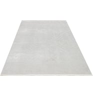 Makine Kaymaz Yıkanabilir Beyaz Dokulu Triko Salon Halısı Mutfak Halısı Koridor Halısı Yolluk Cream