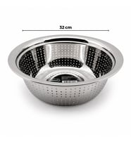 32CM KULPSUZ PASLANMAZ METAL SEPET SÜZGEÇ