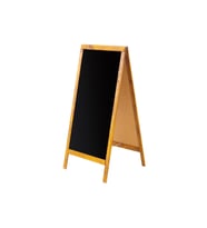 Şık ve dayanıklı 43x100 cm Ahşap Cafe Menü Tahtası