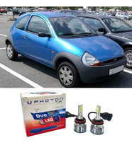 Ford Ka Led Xenon Uzun + Kısa Far Ampulü H4 Duo Yeni Seri Beyaz 1997+