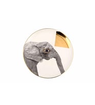 Porland Wild Life Elephant Düz Tabak 20 cm 04ALM005138
