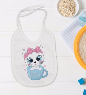 BK Kids Kişiye Özel İsimli Bebek Mama Önlüğü - Model 5