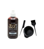 Jeans Color Saç Boyası Koyu Kızıl 250ml Ve Saç Boya Kabı Seti