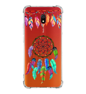 PrintiFy Xiaomi Redmi 8A Uyumlu Nazar Boncuğu 6 Baskılı Şeffaf Köşe Korumalı Antişok Kılıf