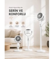 Sessiz Çalışma Özelliğiyle Rahat Kullanım Sunan Dikey Vantilatör