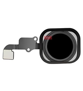 iPhone 6 Home Tuşu Flex SİYAH - Lastikli Çerceveli
