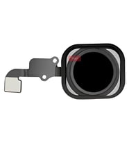 iPhone 6 Home Tuşu Flex SİYAH - Lastikli Çerceveli