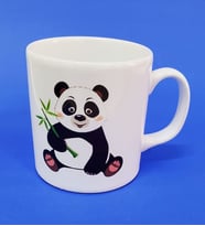Panda Kupa Bardak + Panda Bardak   Hediyelik Kupa Bardak , Panda Tasarım Baskılı Bardak