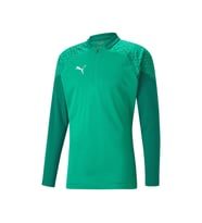 Puma Teamcup Training 1/4 Zip Top Erkek Futbol Uzun Kollu Antrenman Üstü 65798205 Yeşil