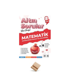Nartest LGS 8. Sınıf Altın Sorular Matematik Soru Bankası + Telefon Standı