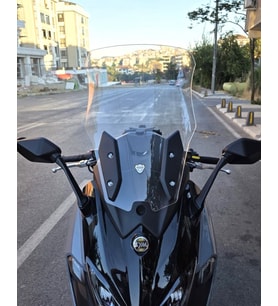 MOTOCAM Sym Maxsym TL 508 Ön Cam 2022-2026 Model 65cm Şeffaf Renkli 4mm