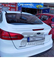 Ford Focus 3- 3,5 Bagaj Üstü Slim Spoiler Piano Black Parlak Beyaz