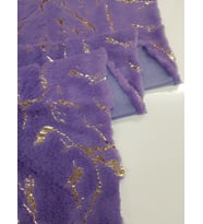 DESENLİ TOSCANA PELUŞ KUMAŞ (Mor)