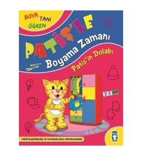 Patişin Dolabı Patişle Boyama Zamanı 2-3 Yaş Timaşçocuk