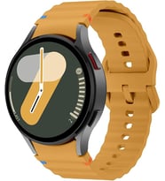 Huawei Watch GT 6/5/4 41mm -GT 5 Pro 42mm Üniversal Akıllı Saat 18mm Kordon Deko (Hardal Sarısı)
