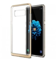 VRS Galaxy Note 8 ile Uyumlu Crystal Bumper Kılıf Shine Gold