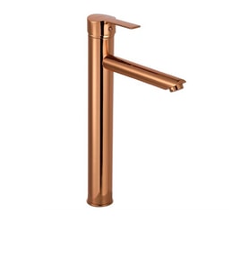 FONTANA ÇANAK TİPİ LAVABO BATARYASI FS-1123 PARLAK BAKIR