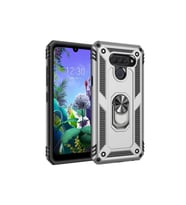 LG Q60 Uyumlu Kılıf Zore Vega Kapak (Gri)