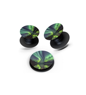 Desenli Pop Socket Kuzey Işıkları Telefon Parmak Tutucu Popsocket Stand