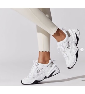 Nike M2k Tekno Leather Unisex Reflector Sneaker Hakiki Deri Beyaz Spor Ayakkabı