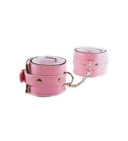 Pembe Deri Içi Yumuşak Ayak Kelepçesi