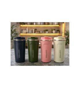 480 ml Paslanmaz Çelik Termos Mug Bardak (Çok Renkli)