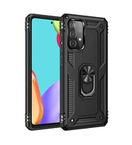 Samsung Galaxy A33 5g Kılıf Sofya Yüzüklü Silikon Kapak - Siyah