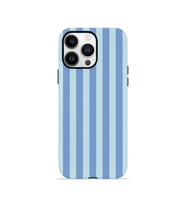 iPhone 13 Pro Vorian Çift Katmanlı Kılıf Blue Gelato Stripe