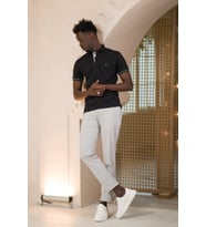 Paul Martin Regular Fit Yaka Garnili Pamuklu Polo Yaka T-shirt
