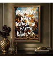 BK Gift Vintage Klasik Sanat Esprili Sözlü Masif Ahşap Çerçeveli Dekoratif Tablo - 5